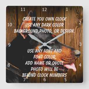 HORLOGE CARRÉE CREATE YOUR OWN