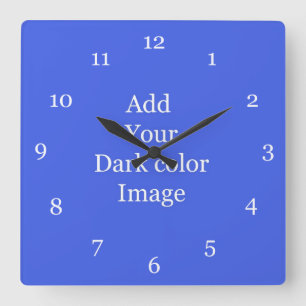 Horloge Carrée Create your own picture wall clock.