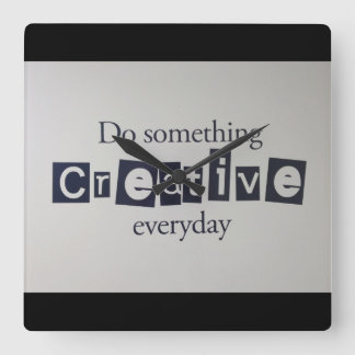 Horloge Carrée créatif