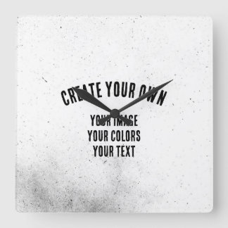 Horloge Carrée Créez votre propre