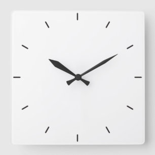 Horloge Carrée Créez votre propre