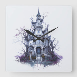 Horloge Carrée Créez votre propre château hanté