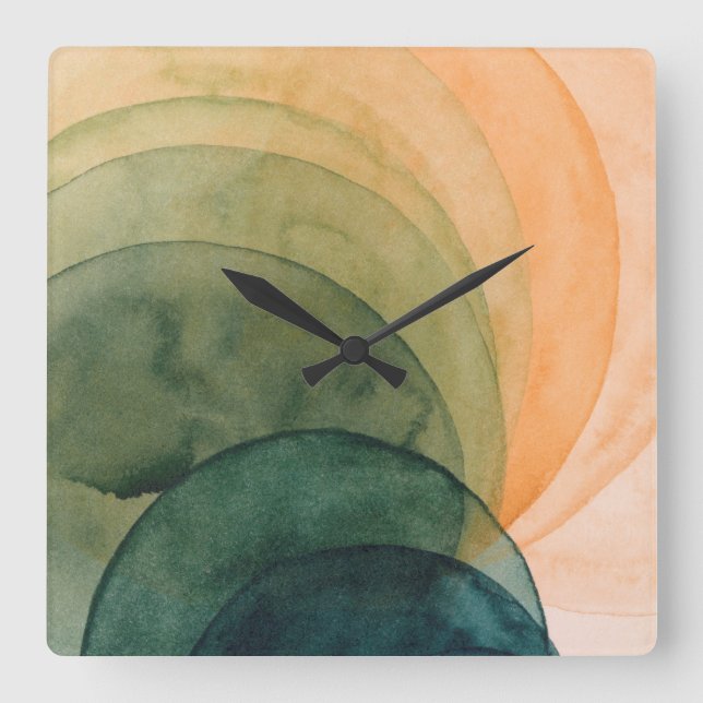 Horloge Carrée Cristal (Recto)