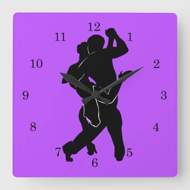 Horloge Carrée Custom Color (Recto)