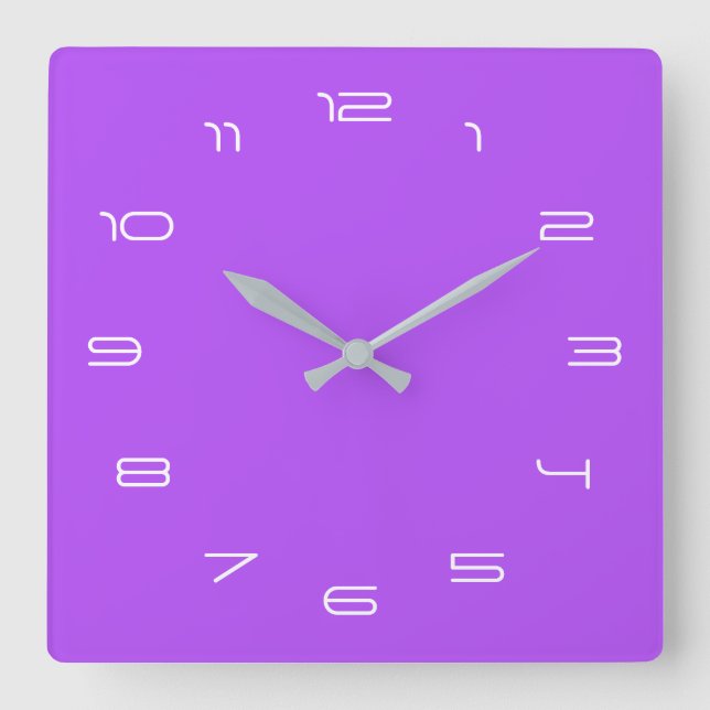 Horloge Carrée Custom Your Colors (Recto)