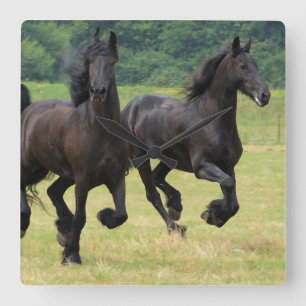 Horloge carrée - customisée