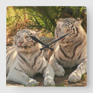 Horloge carrée - customisée