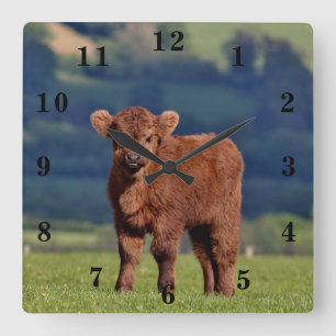 Horloge Carrée Cute Calf