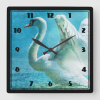 Cygne magique pendant une douche d'été