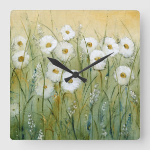Horloge Carrée Daisy Spring I