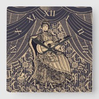 Dame avec guitare