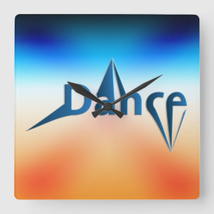 Horloge Carrée Danse