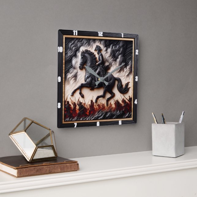 Horloge Carrée Dashage du mont Napoléon de cavalerie (Bureau)