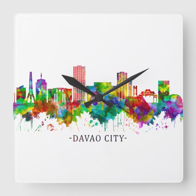 Horloge Carrée Davao City Philippines Skyline (Recto)