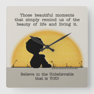 Horloge Carrée De beaux moments