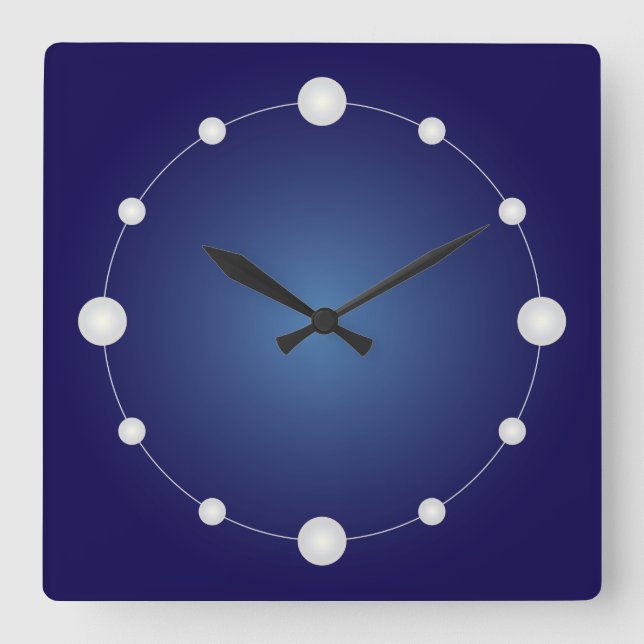 Horloge Carrée de pearls (Recto)
