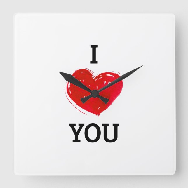 Horloge Carrée Décor art et mur > Horaires (Recto)