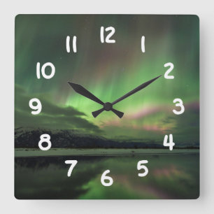 Horloge Carrée Délicieux Aurora