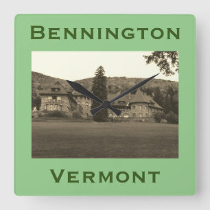 Horloge Carrée Demeure du Southern Vermont College, Bennington