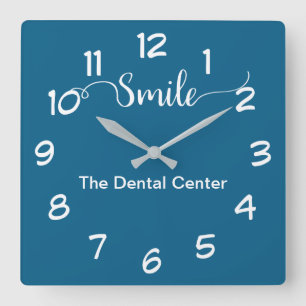 Horloge Carrée Dentist Waiting Room Office Clock