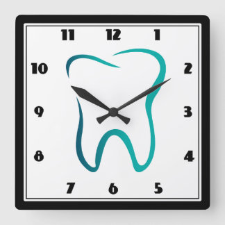 Horloge Carrée Dentistère dentaire Image Médicale