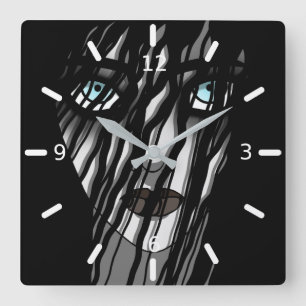 Horloge Carrée Déplaisante fille fantôme