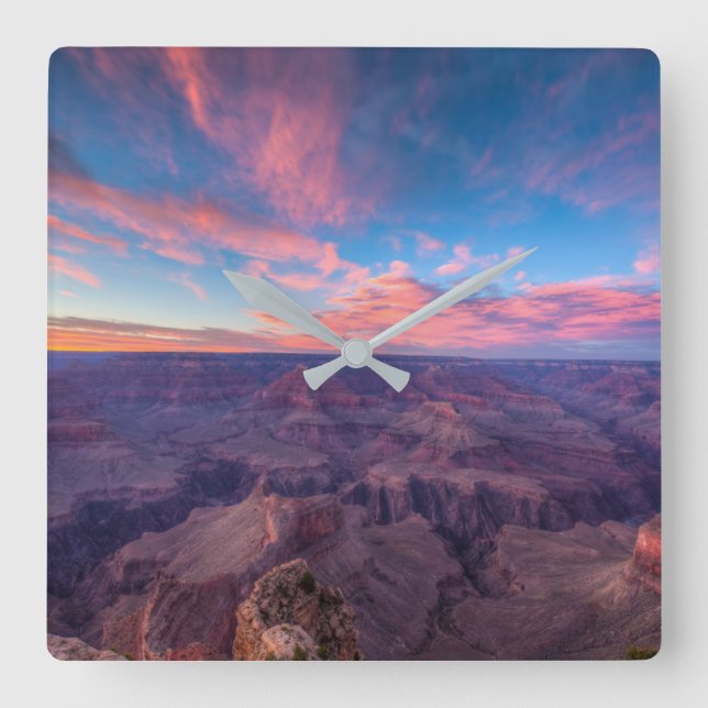 Horloge Carrée Deserts | Hopi Point Grand Canyon Arizona (Recto)