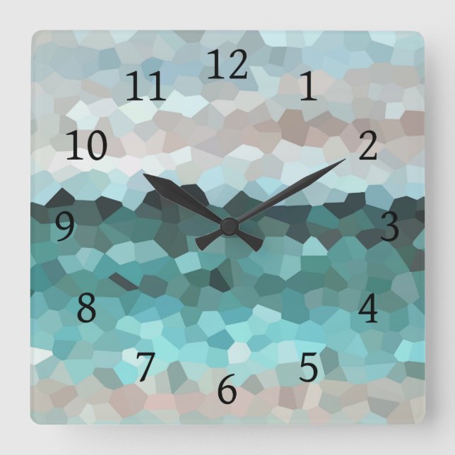 Horloge Carrée Design 86 (Recto)