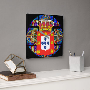 Horloge Carrée Design portugais