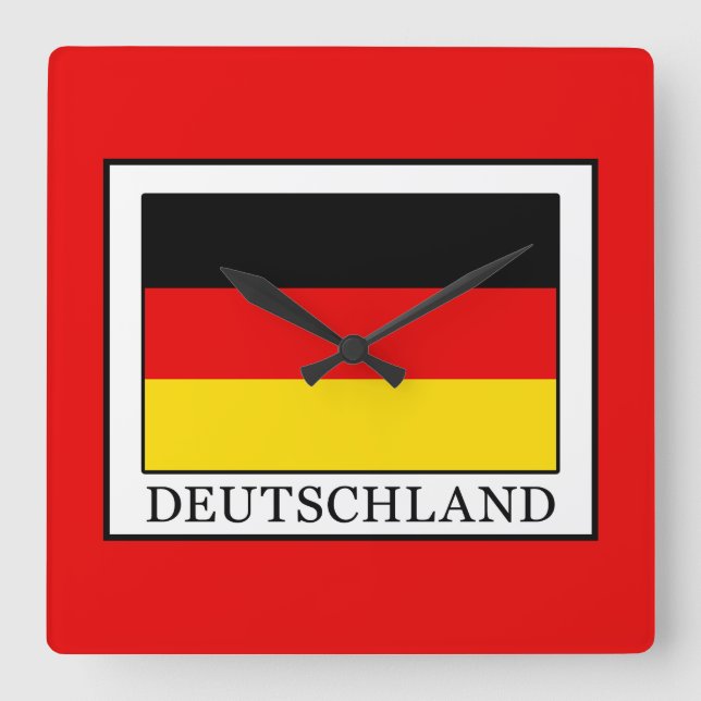 Horloge Carrée Deutschland (Recto)