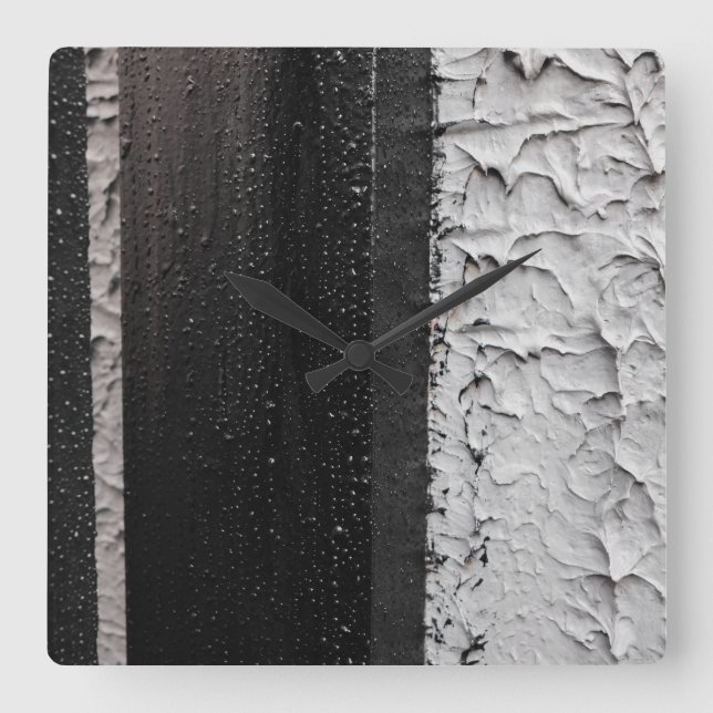 Horloge Carrée deux tons (Recto)
