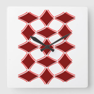 Horloge Carrée Diamants