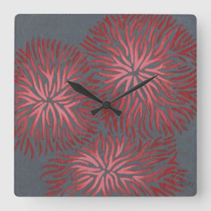 Horloge Carrée Dianthus II 2-up