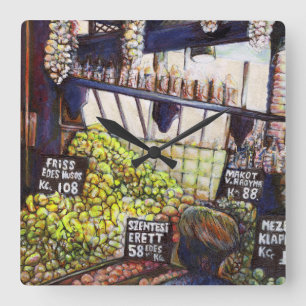 Horloge Carrée Dimensions de curiosité