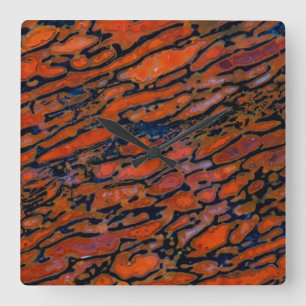 Horloge Carrée Dinosaure bone