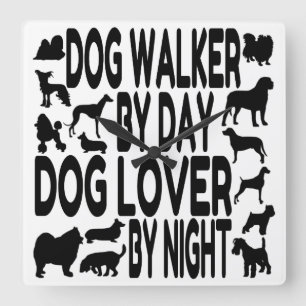 Horloge Carrée Dog Lover