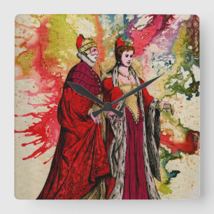 Horloge Carrée Doge vénitien et dogerie de Michael Moffa