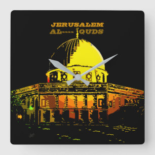 Horloge Carrée Dôme du Rocher, Jérusalem