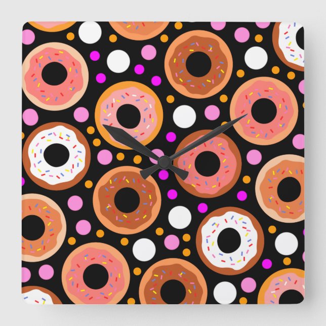 HORLOGE CARRÉE DONUTS 26 (Recto)