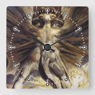 Horloge Carrée Dragon Clock