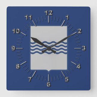 Horloge Carrée Drapeau de Basilicata (Italie)
