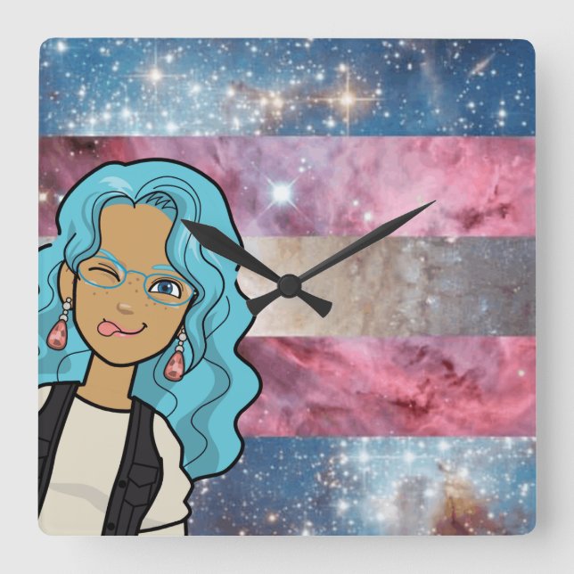 Horloge Carrée DreamsIntoRealityComics Ashlyn Tempest Couverture  (Recto)