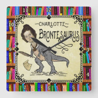 Drôle Charlotte Bronte Saurus Dinosaur Lecteur de 