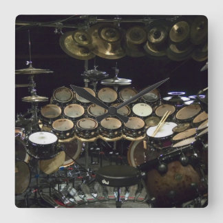 Horloge Carrée Drum Power