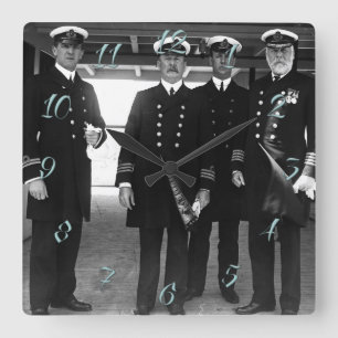 Horloge Carrée E.J. Smith (Titanic)