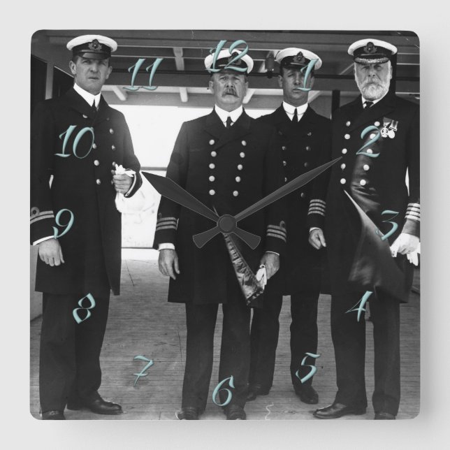 Horloge Carrée E.J. Smith (Titanic) (Recto)