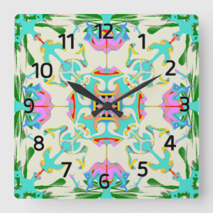 Horloge Carrée Edinburgh New Town Victorian Style Clock