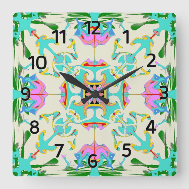 Horloge Carrée Edinburgh New Town Victorian Style Clock (Recto)