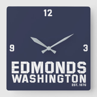 Horloge Carrée Edmonds, Washington