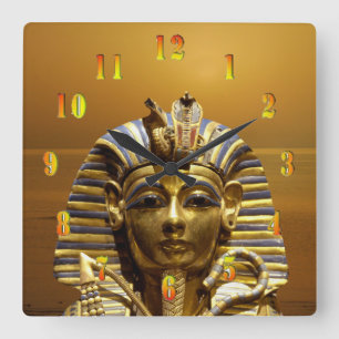 Horloge Carrée Egypte, le roi Tut